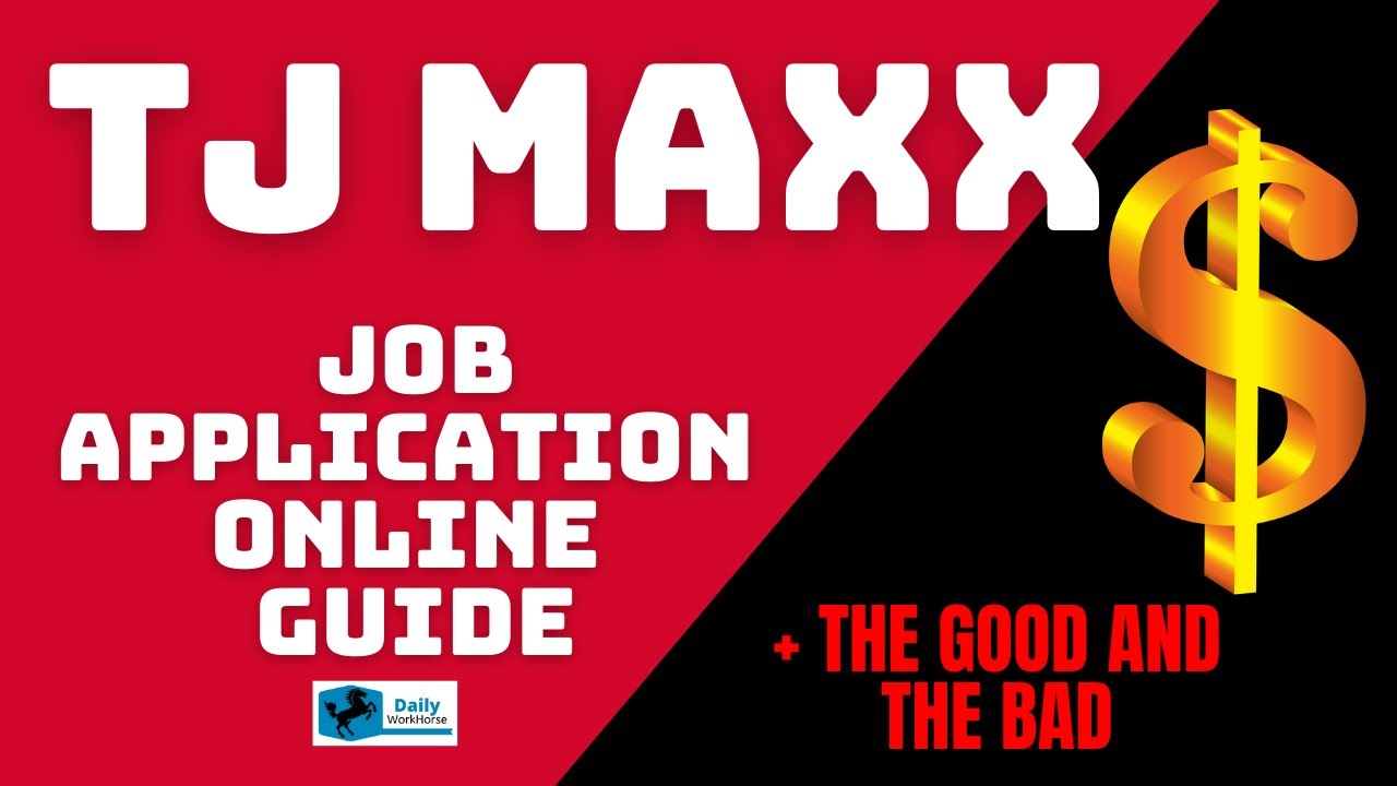 'Video thumbnail for TJ Maxx Application Online Guide'