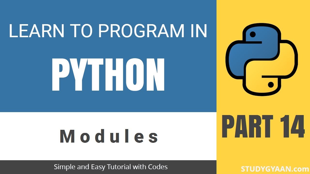 'Video thumbnail for Python Tutorial 14 - Module'