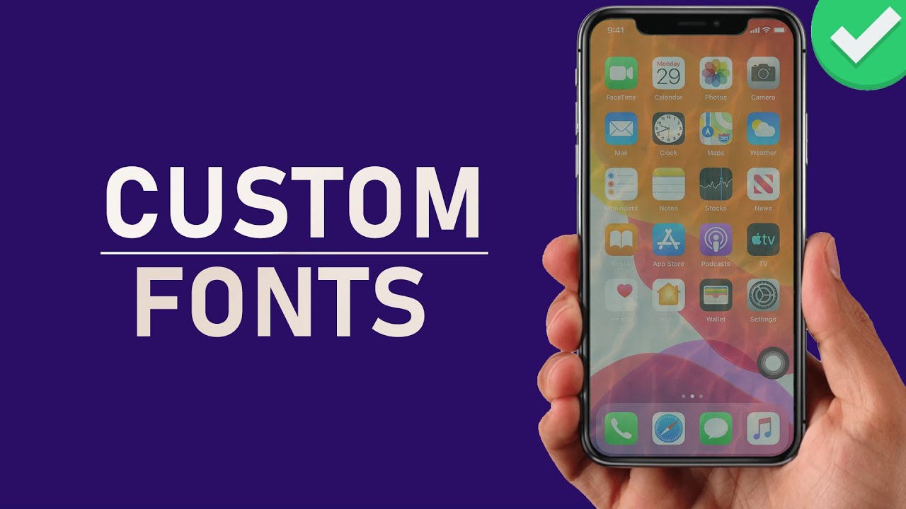 'Video thumbnail for How to Download & Install Custom Fonts to iOS 14 for iPhone & iPad'
