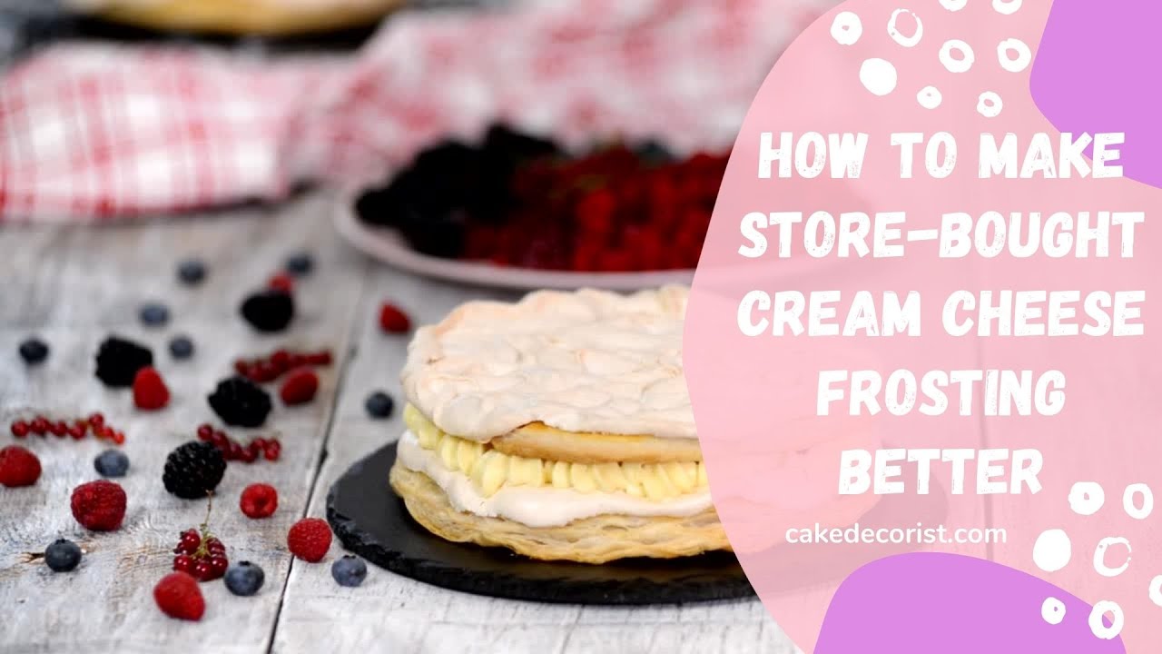 'Video thumbnail for How To Make Store-Bought Cream Cheese Frosting Better'