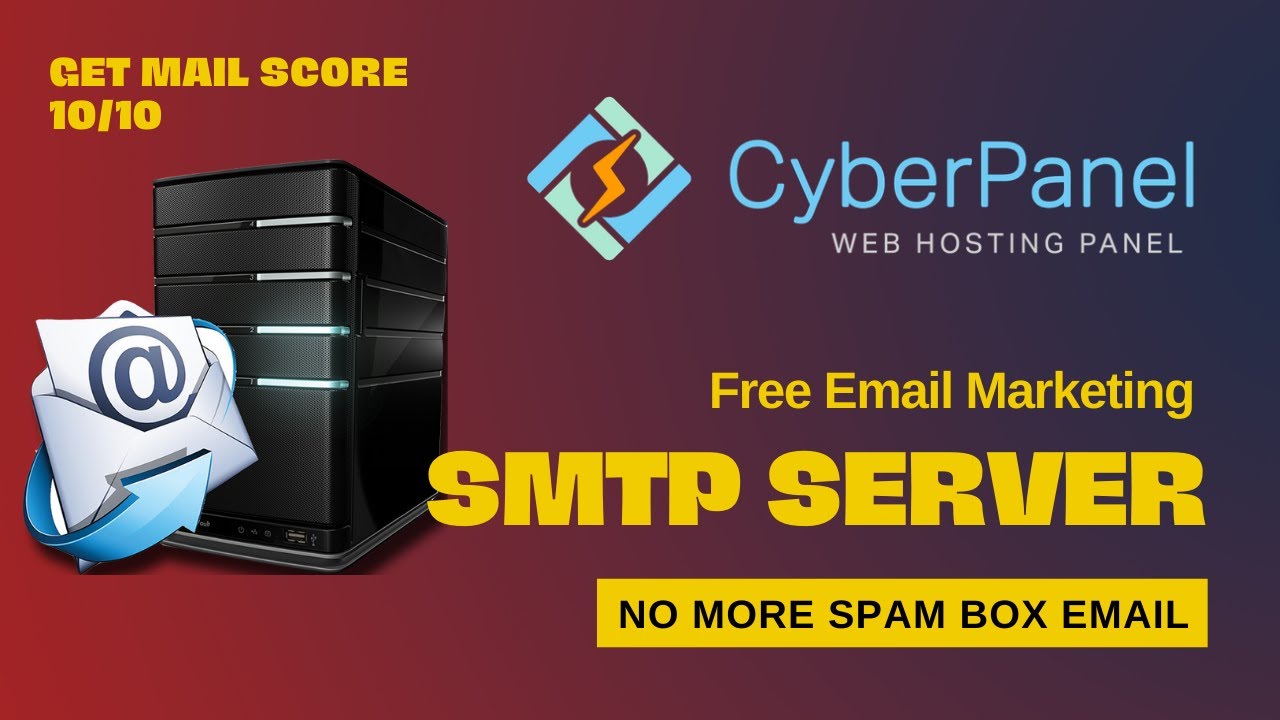'Video thumbnail for Free Email Marketing - Setup Own SMTP Linux Mail Server on CyberPanel - Never in Spam Box'