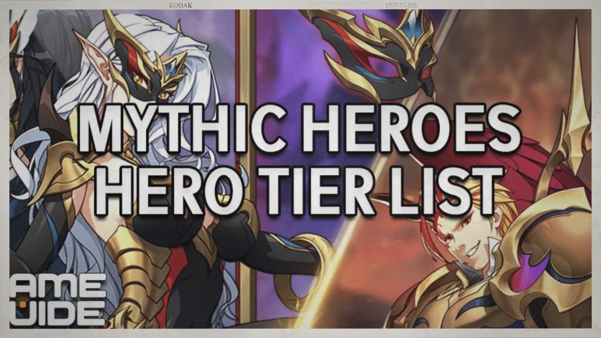 'Video thumbnail for Mythic Heroes Tier List 2021'