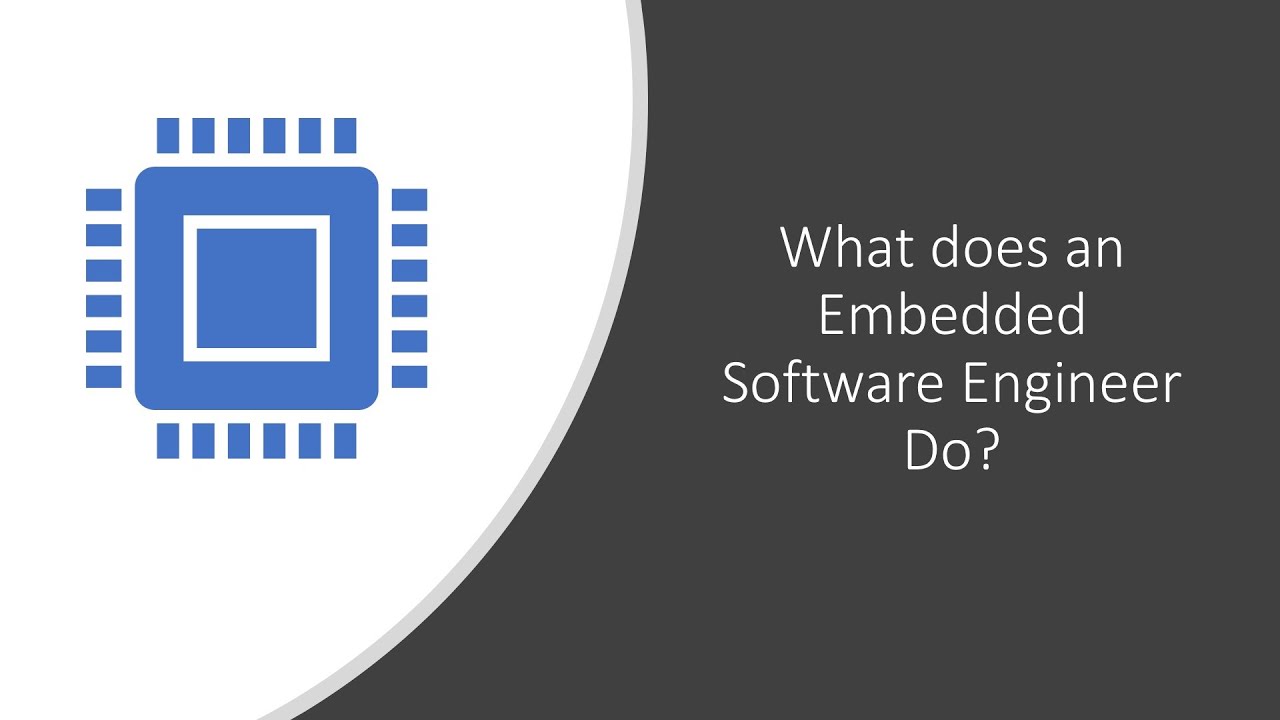 'Video thumbnail for What does an Embedded Software Engineer Do?'