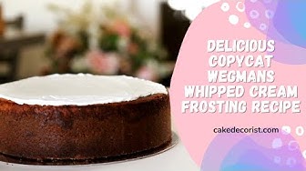 'Video thumbnail for Delicious Copycat Wegmans Whipped Cream Frosting Recipe'
