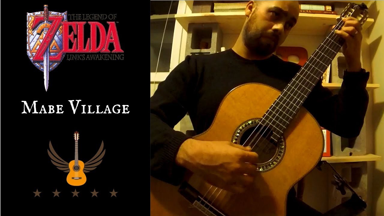 'Video thumbnail for Mabe Village Guitar | ZELDA Guitar Cover (Tabs)'