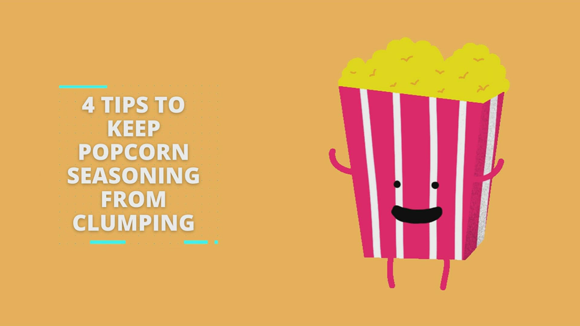'Video thumbnail for 4 Tips to Keep Popcorn Seasoning From Clumping'