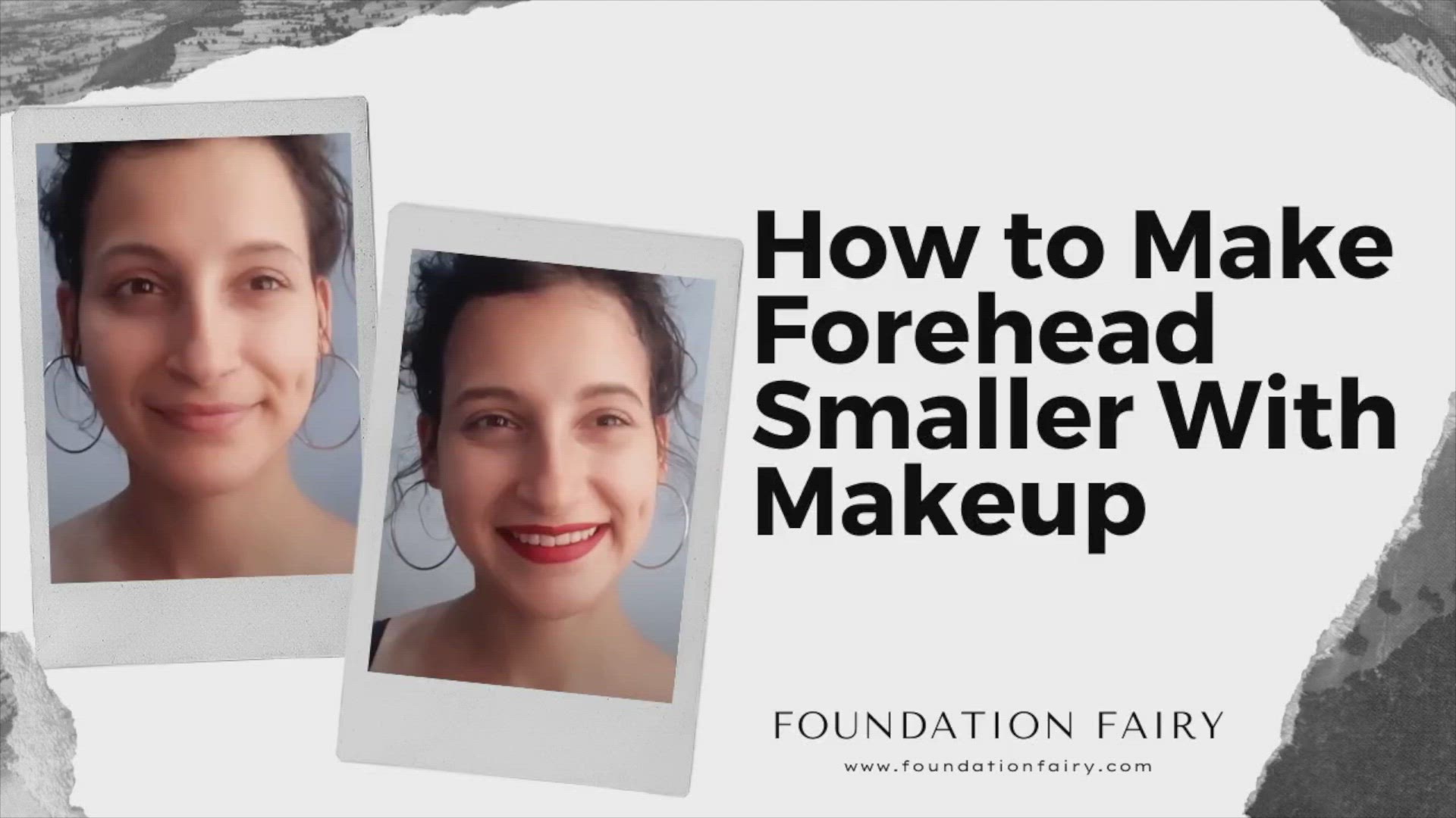 'Video thumbnail for How To Make Forehead Smaller With Makeup'