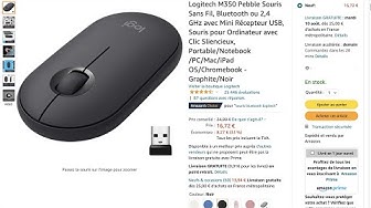 'Video thumbnail for Avis souris Bluetooth Logitech Pebble M350'