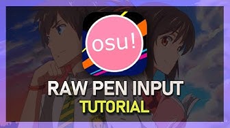 'Video thumbnail for OSU! - How To Enable Raw Mouse & Pen Input'