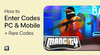 'Video thumbnail for Mad City Chapter 2 - How To Enter Codes on PC & Mobile (+ RARE CODES)'
