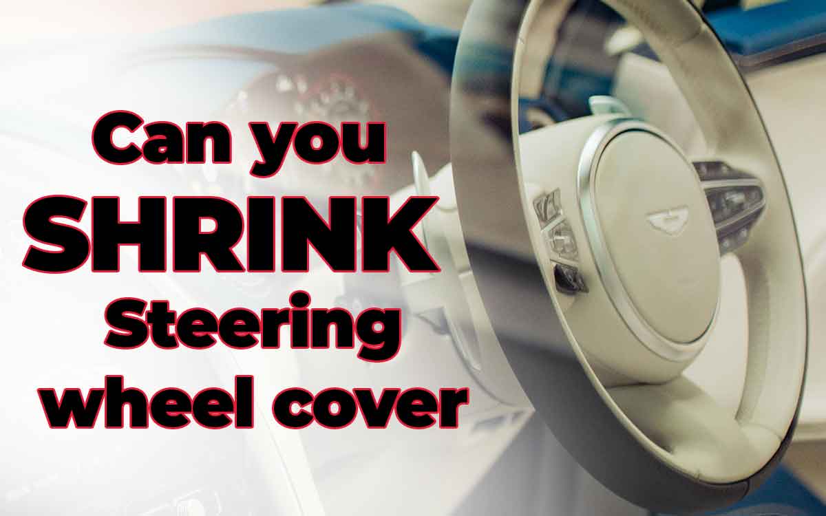 How to Shrink a Steering Wheel Cover 