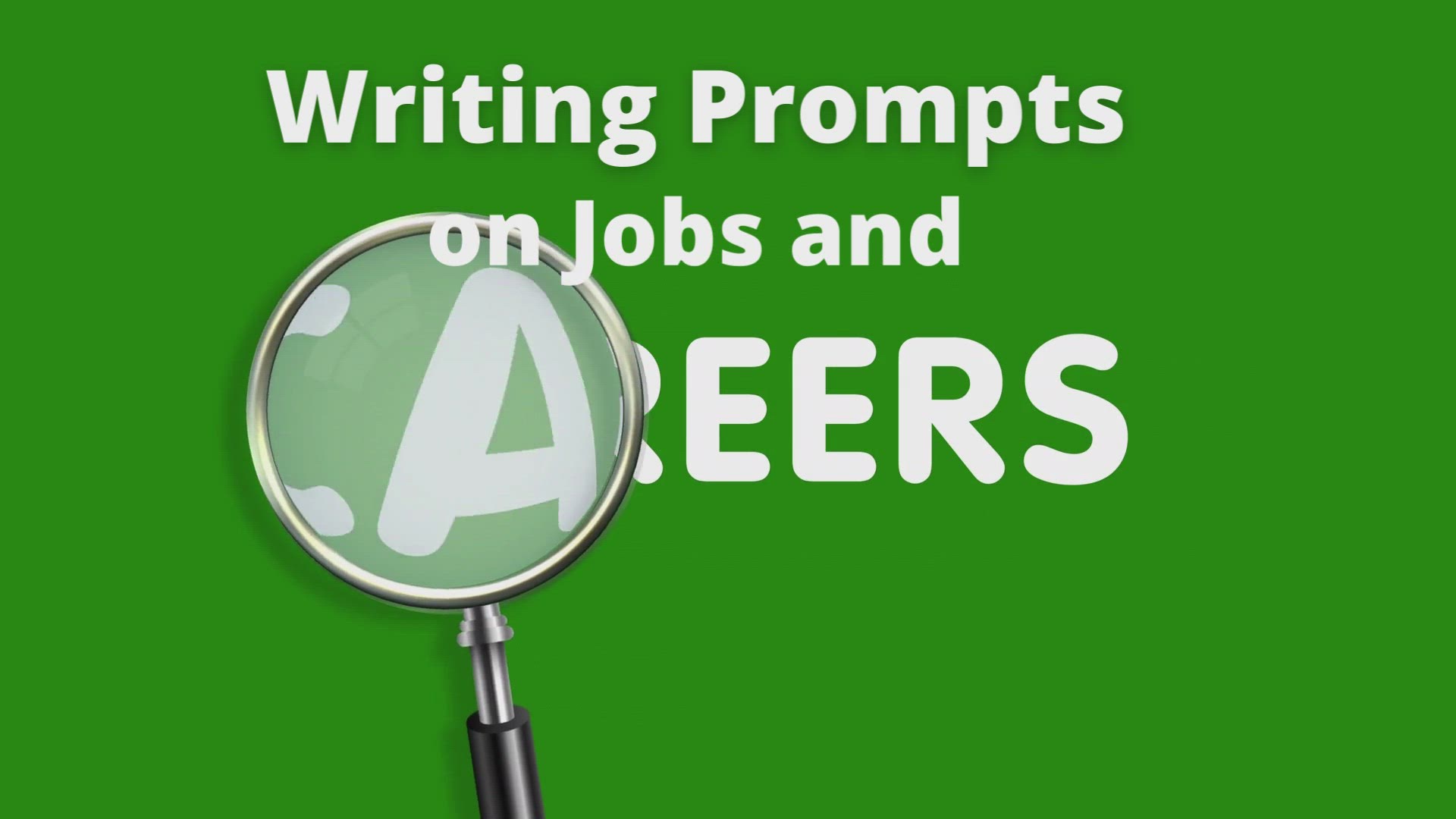 'Video thumbnail for Writing Prompts on Jobs & Careers'