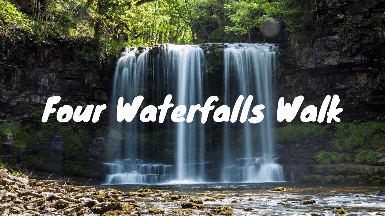 'Video thumbnail for Four Waterfalls Walk - Ystradfellte Falls Brecon Beacons'