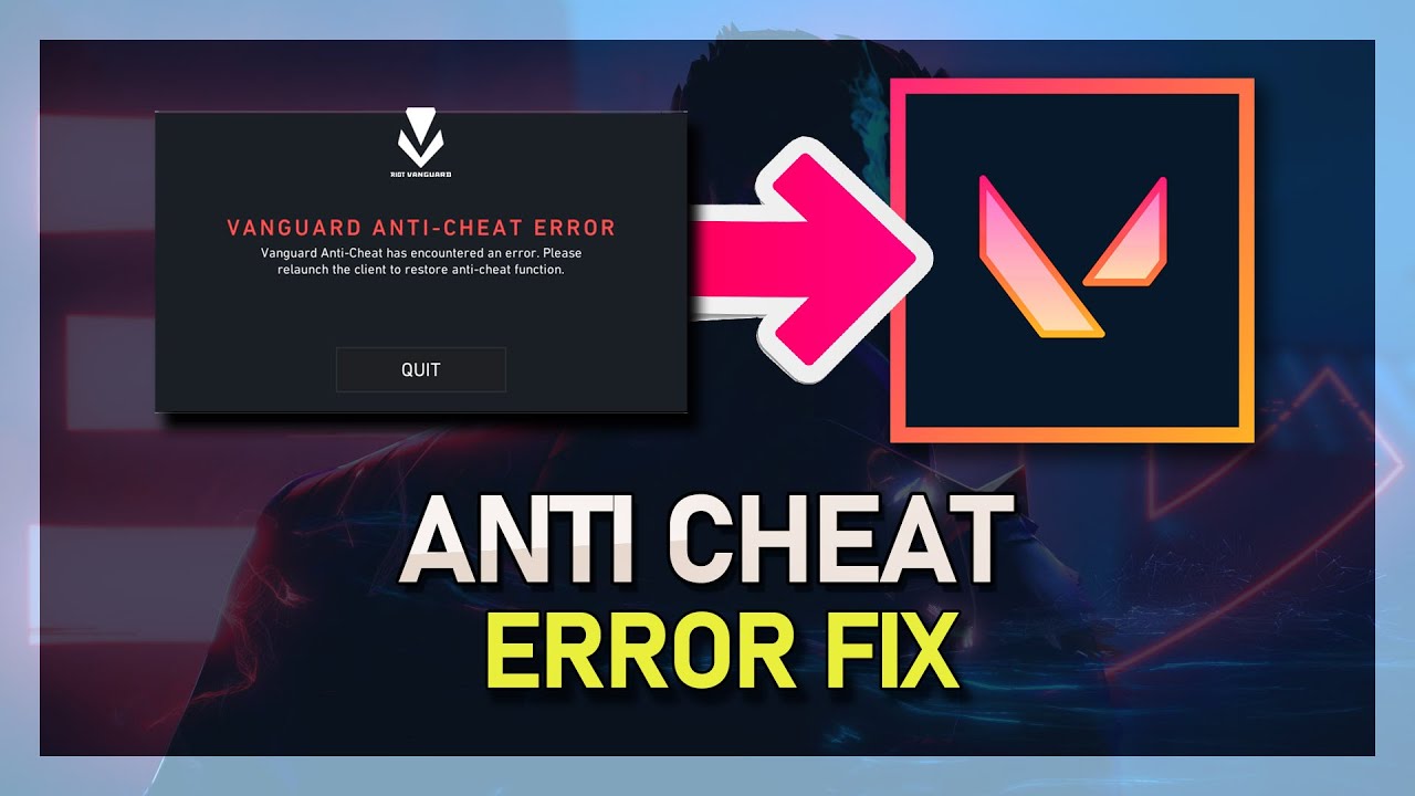 'Video thumbnail for Valorant - How To Fix Vanguard Anti Cheat Error'