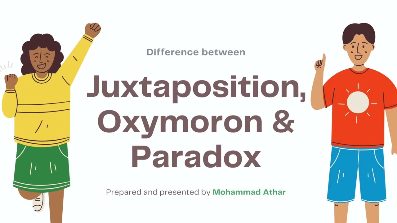 oxymoron vs paradox