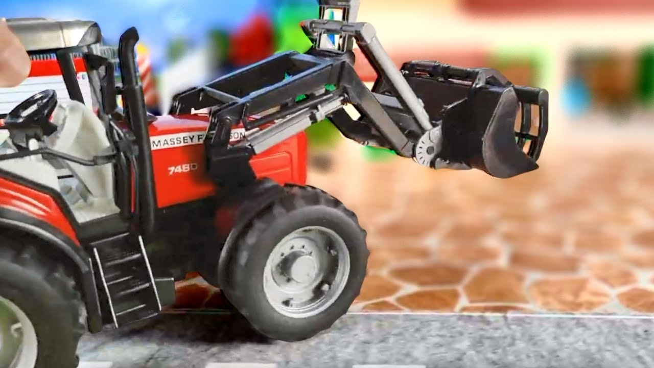 'Video thumbnail for The DETAILS on these farm toys is INSANE - BRUDER'