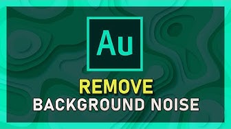'Video thumbnail for Adobe Audition - How To Remove Background Noise'