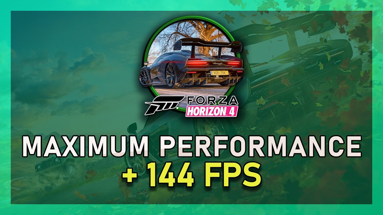 'Video thumbnail for Forza Horizon 4 - How To Boost FPS & Improve Overall Performance'