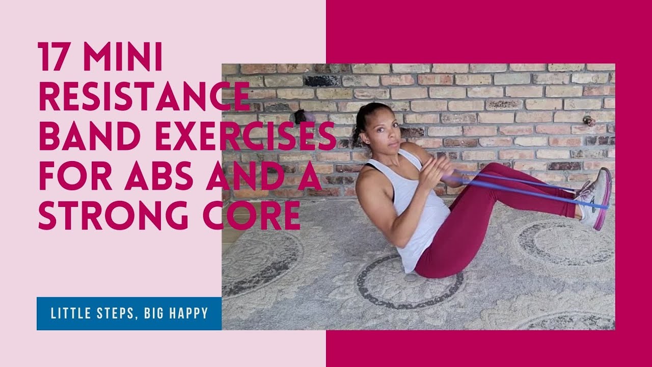 'Video thumbnail for 17 Mini Resistance Band Exercises for Abs'