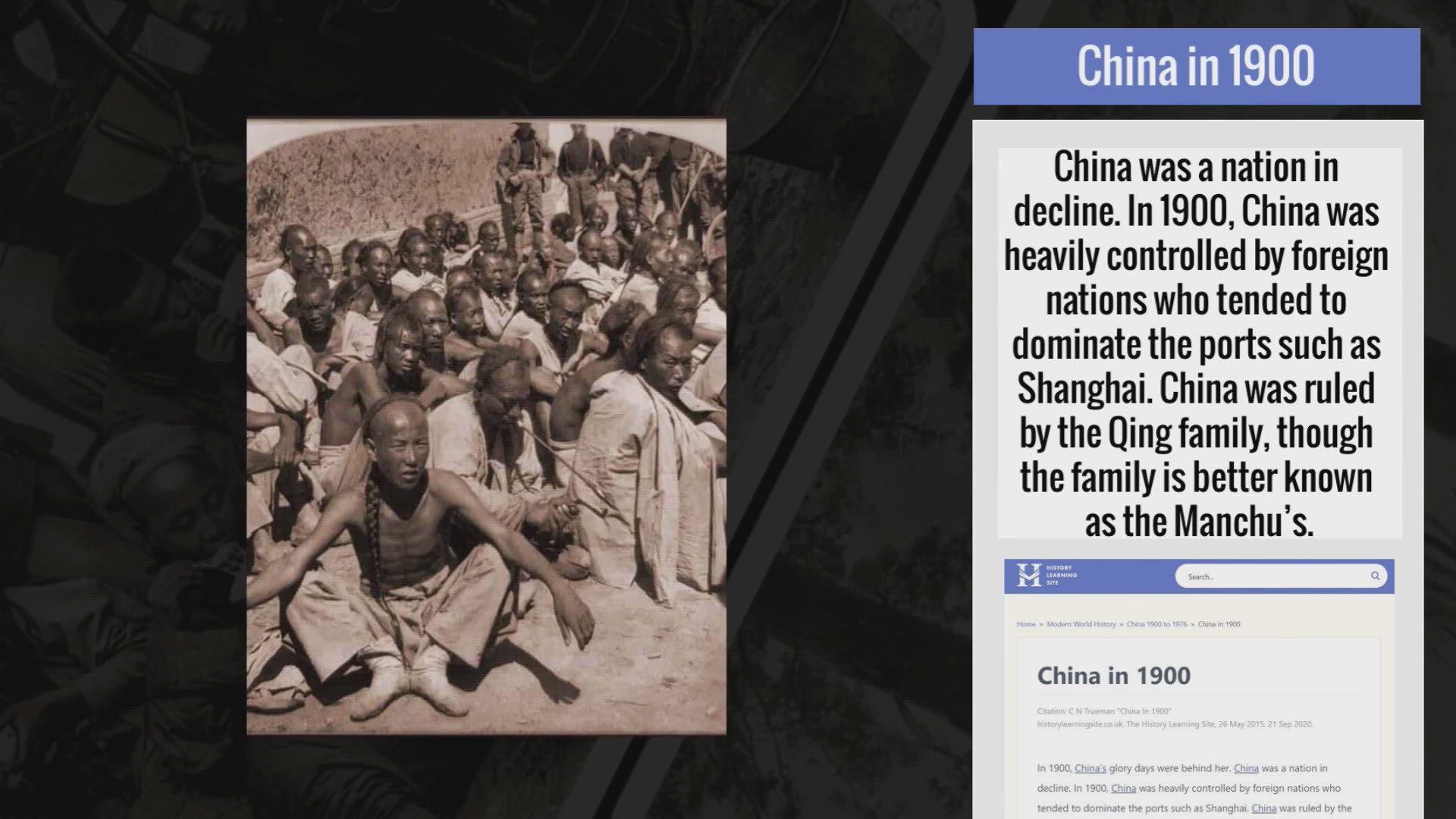 'Video thumbnail for China in 1900'