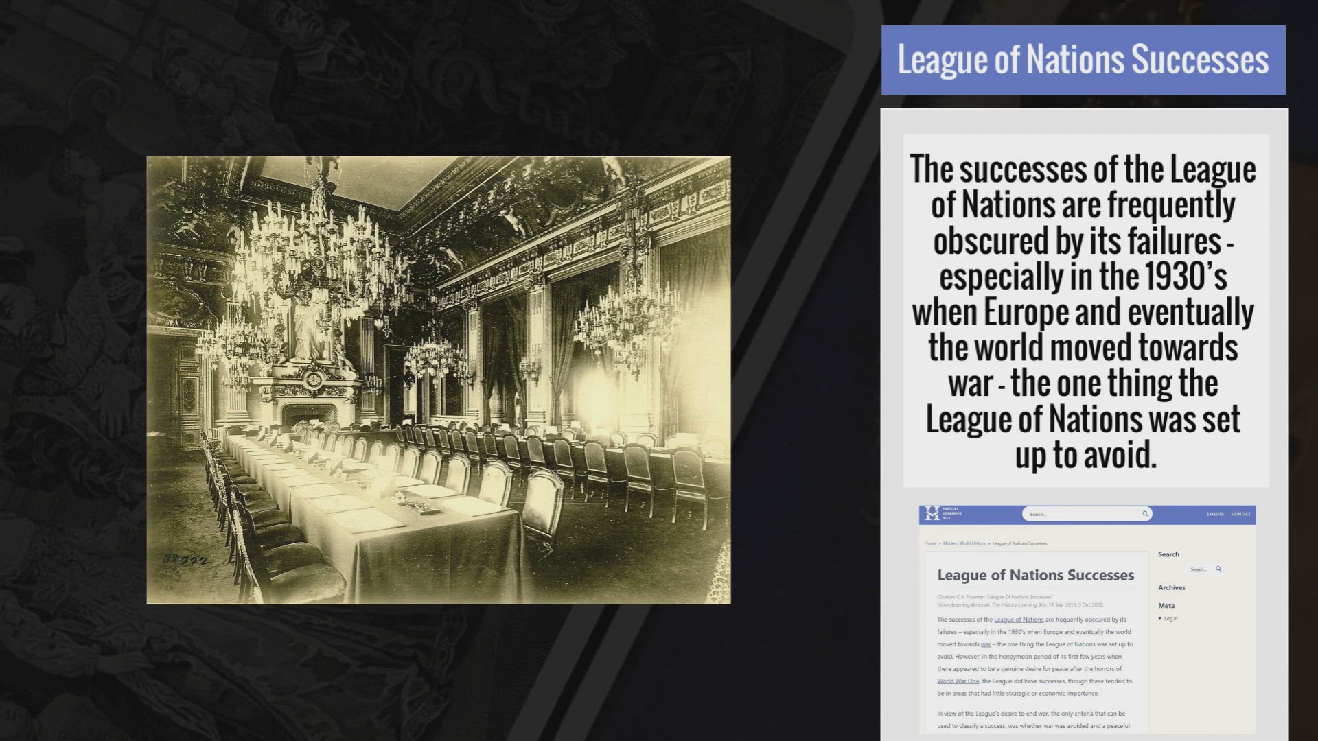 success and failure of league of nations