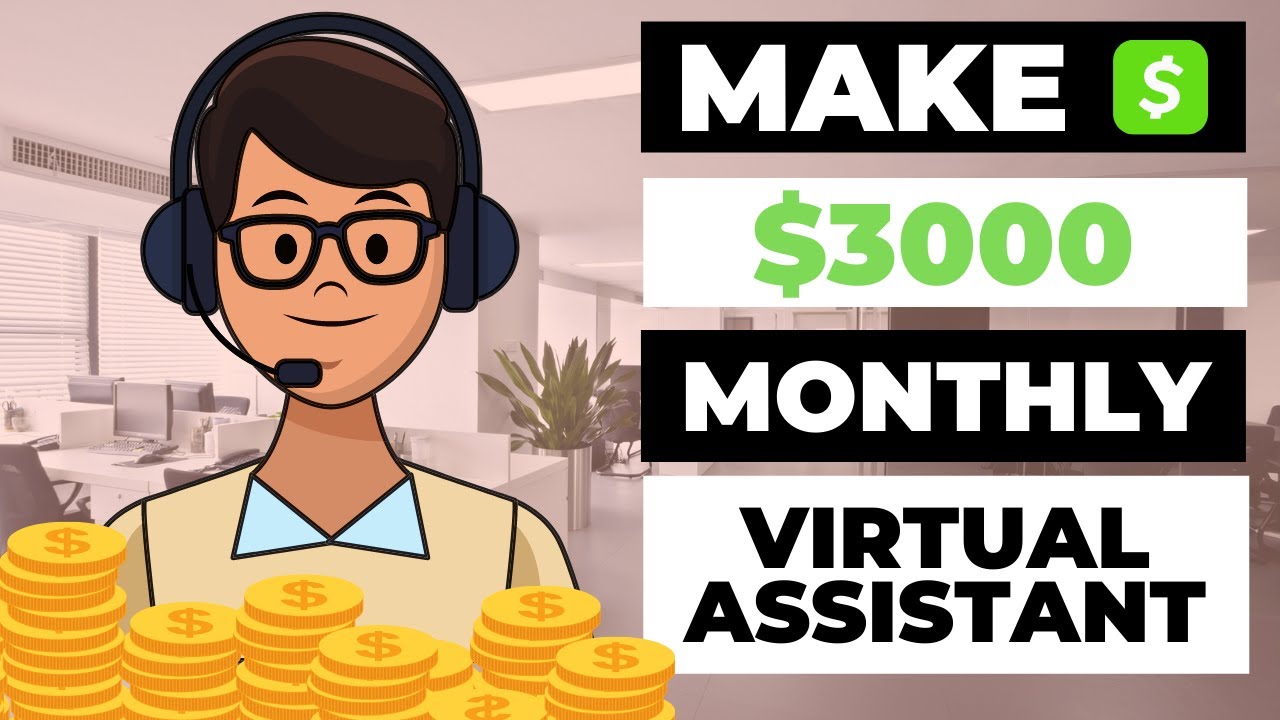 'Video thumbnail for 8 Virtual Assistant Job Platforms that let you make $3000/Month from Home'