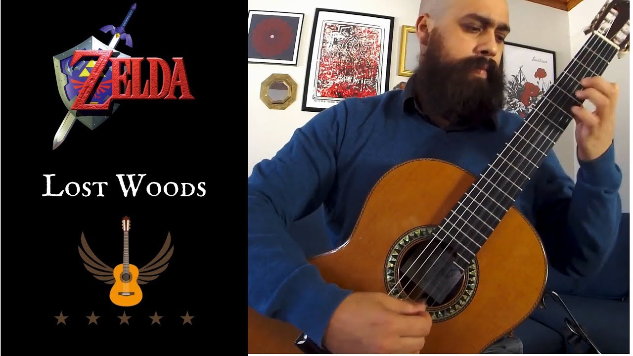 'Video thumbnail for Lost Woods Guitar | Zelda Guitar Cover | Saria's Song (Tabs)'