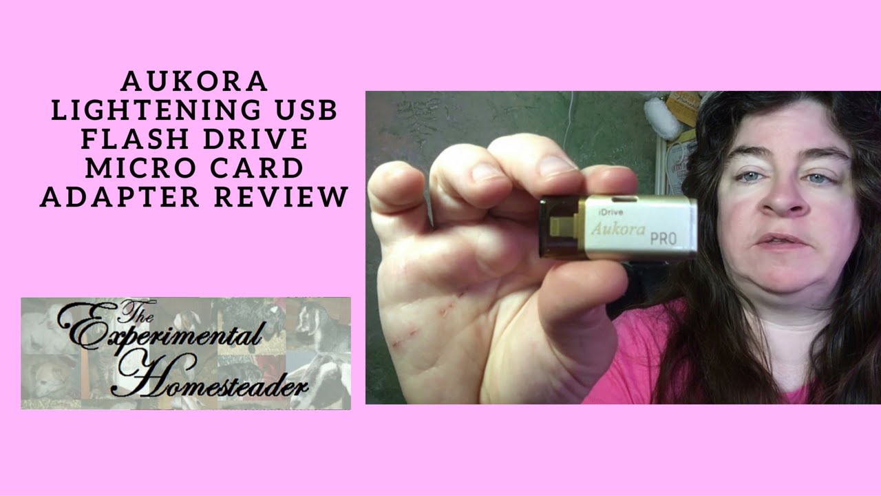 'Video thumbnail for Aukora Lightening USB Flash Drive Micro Card Adapter Review'