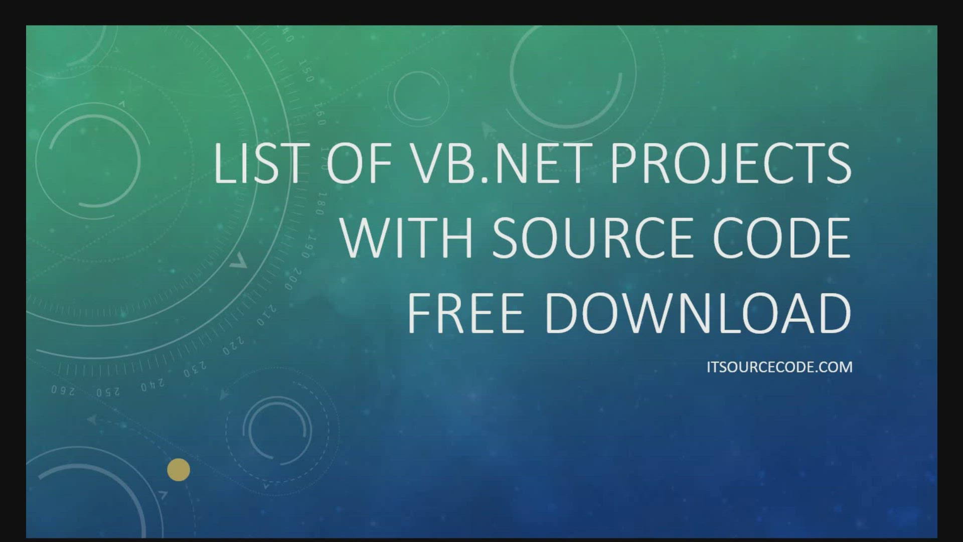 List of Projects with Source Code Free Download 2020 Visual