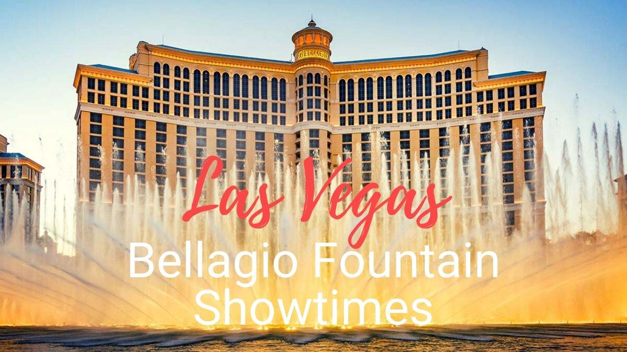 'Video thumbnail for Bellagio Fountains Show Schedule Las Vegas'
