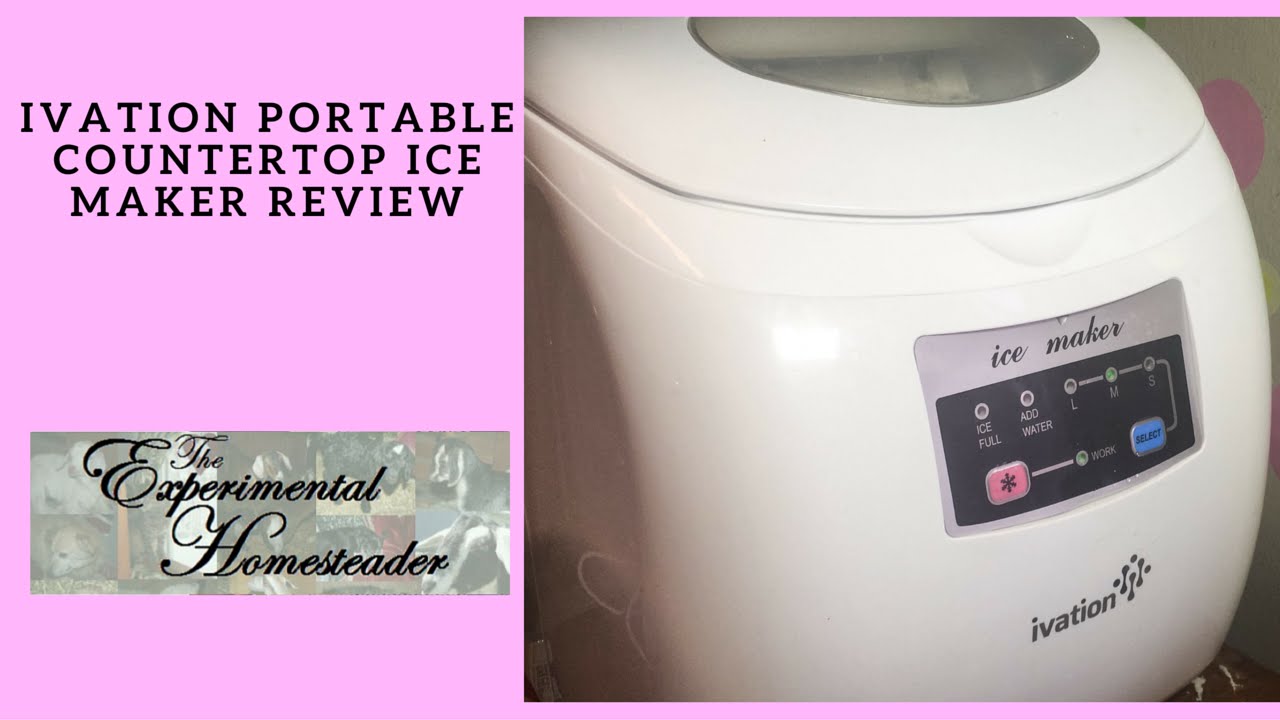 'Video thumbnail for Ivation Portable Countertop Ice Maker Review'