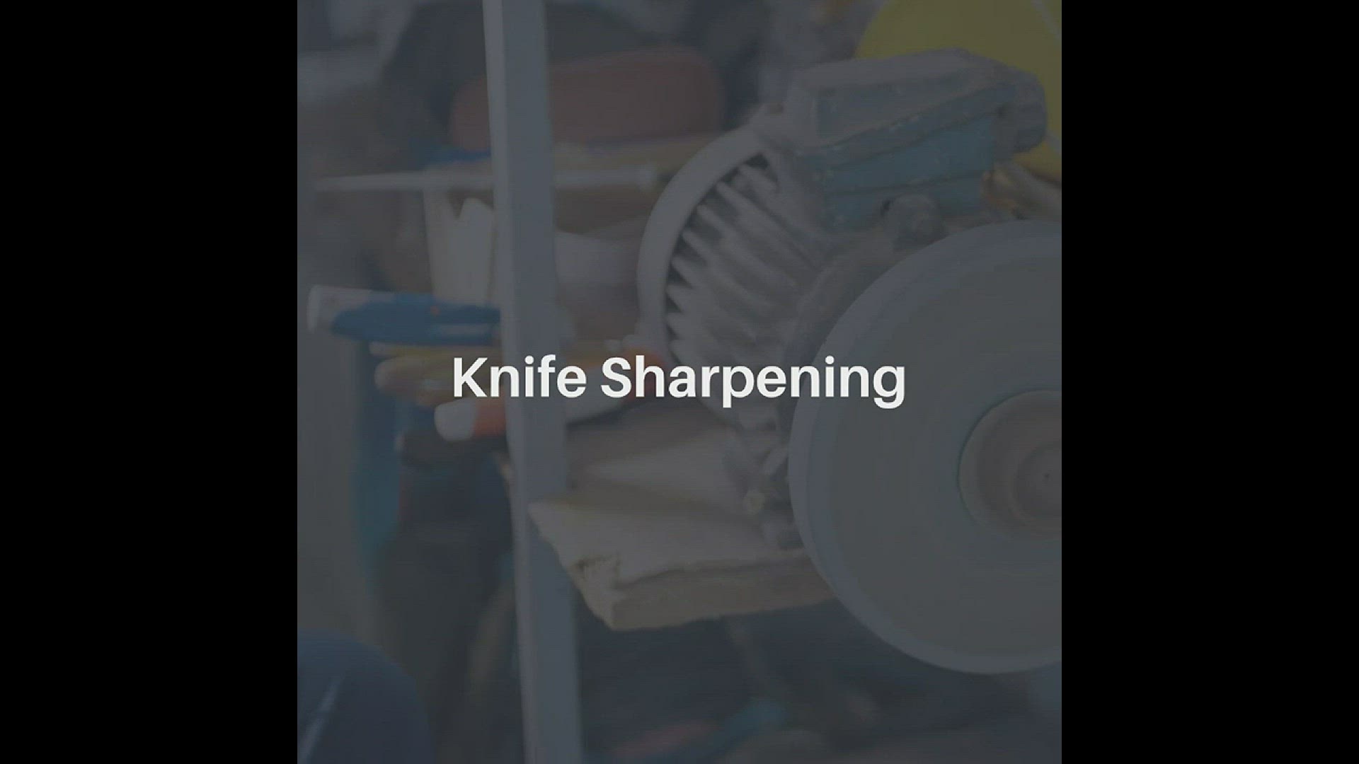 'Video thumbnail for Knife sharpening '
