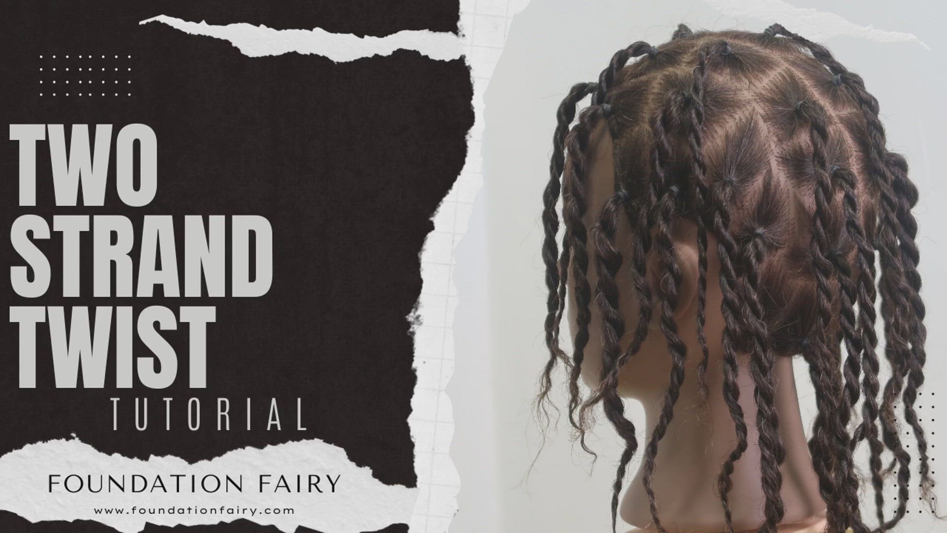 'Video thumbnail for How To Do The Two Strand Twist Hairstyle'