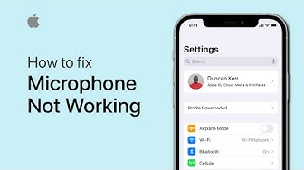 'Video thumbnail for How To Fix Microphone Not Working on iPhone'