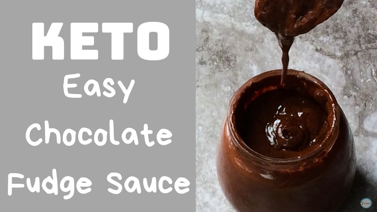 'Video thumbnail for How to make Keto Easy Chocolate Fudge Sauce'