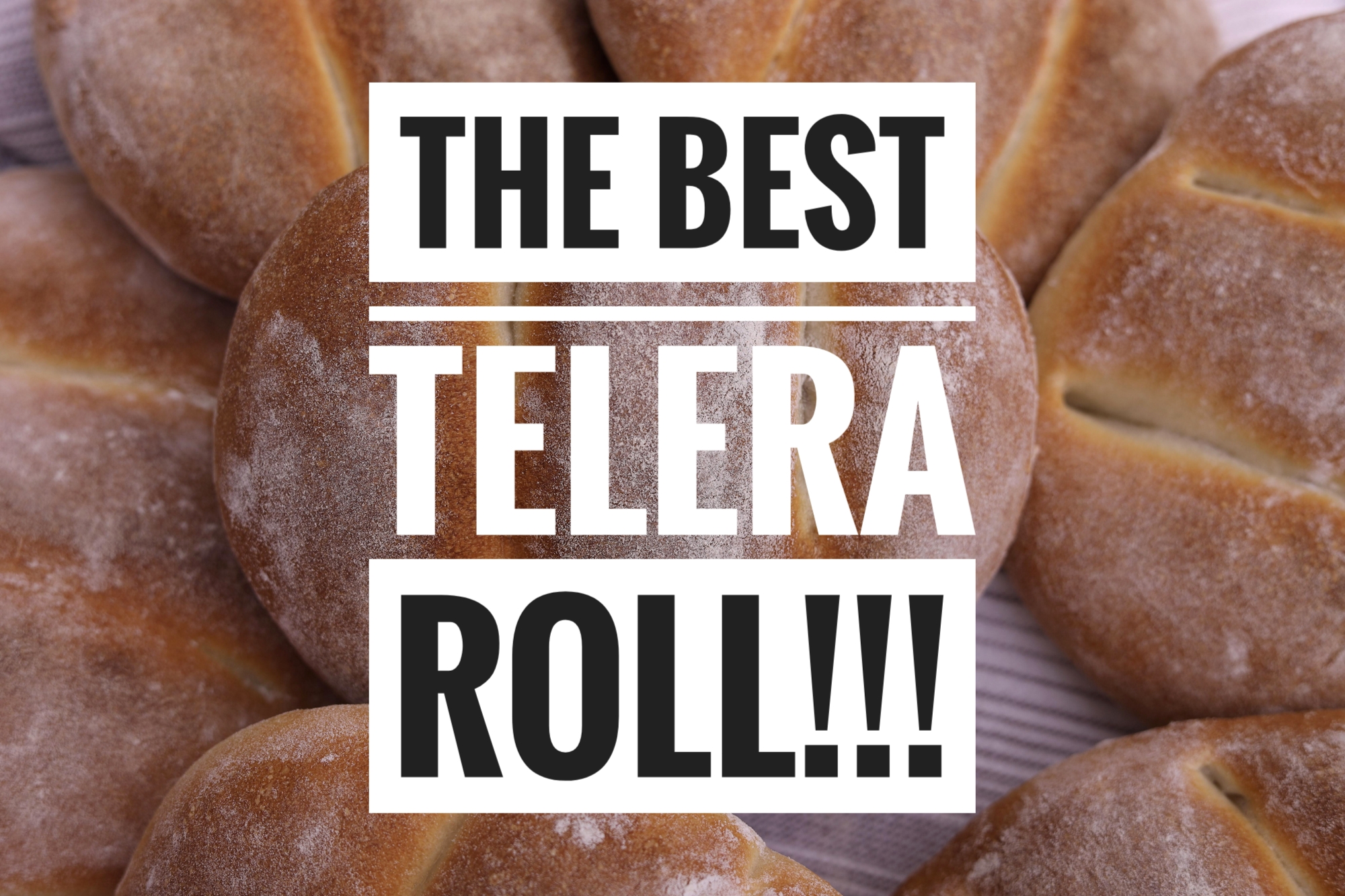 TELERA ROLL TRADITIONAL MEXICAN BREAD