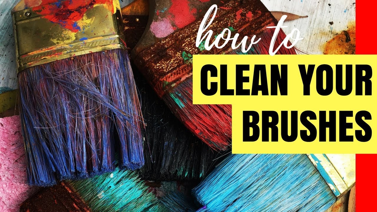 How to Clean Acrylic Off Brush