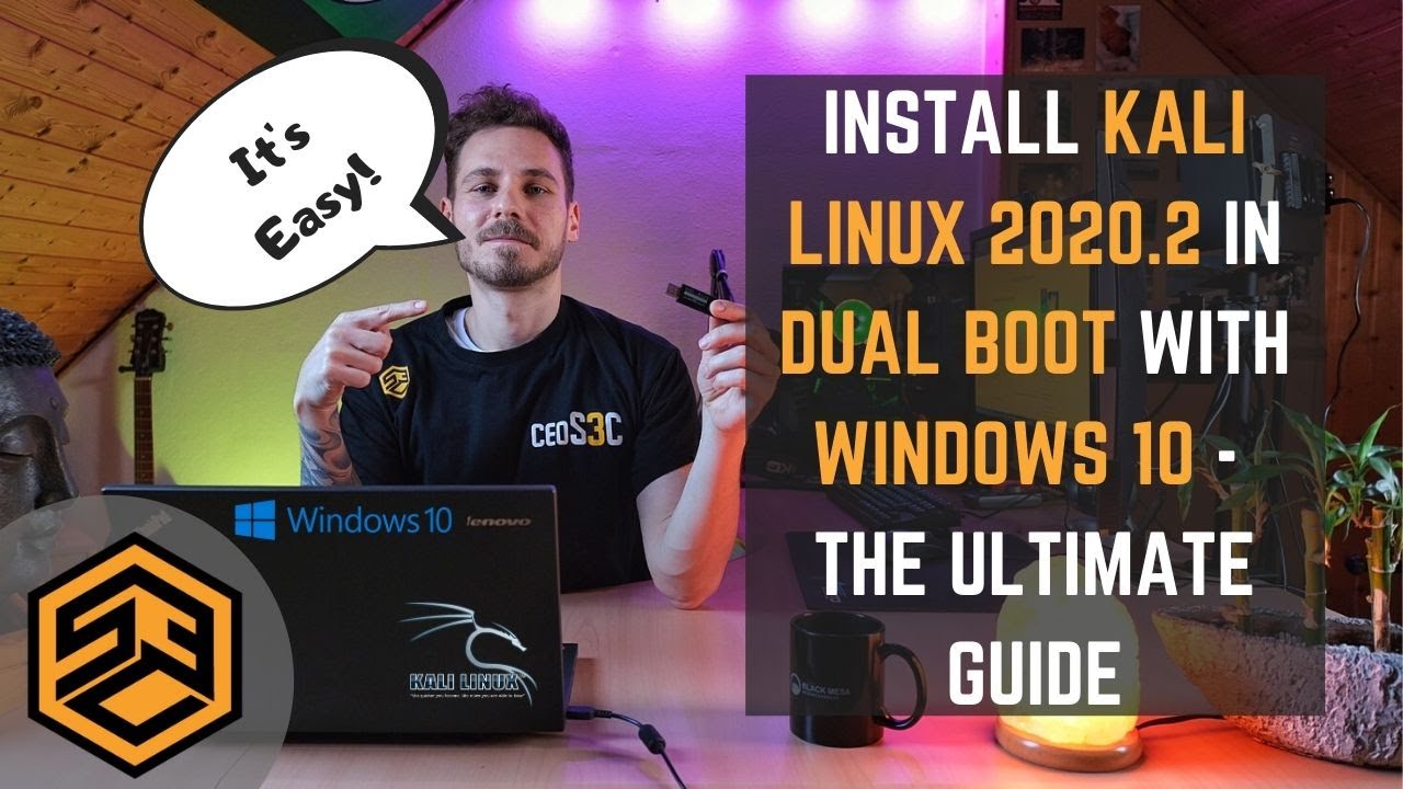 'Video thumbnail for Install Kali Linux in Dual Boot with Windows - Ultimate Step-by-Step Guide'