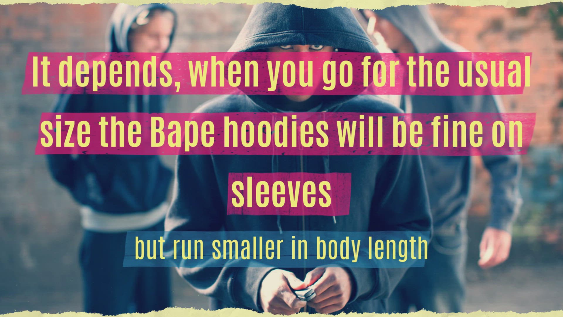 do bape jackets run small