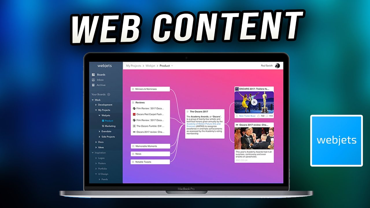 'Video thumbnail for Webjets.io - How to Add Content from the Web'