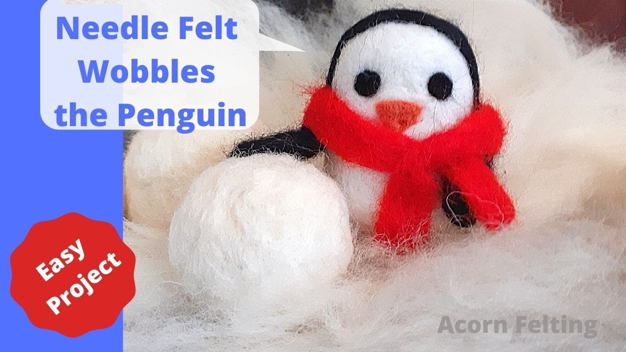 'Video thumbnail for How To Needle Felt a Penguin'