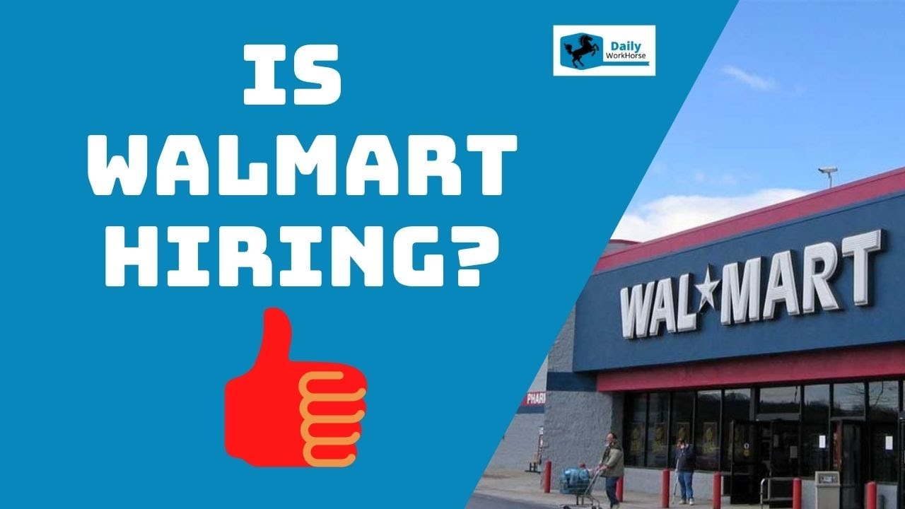 'Video thumbnail for Is Walmart Hiring?'