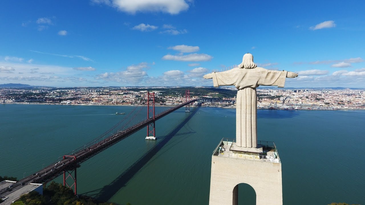 'Video thumbnail for STUNNING LISBON DRONE SHOTS - Portugal Vlog'