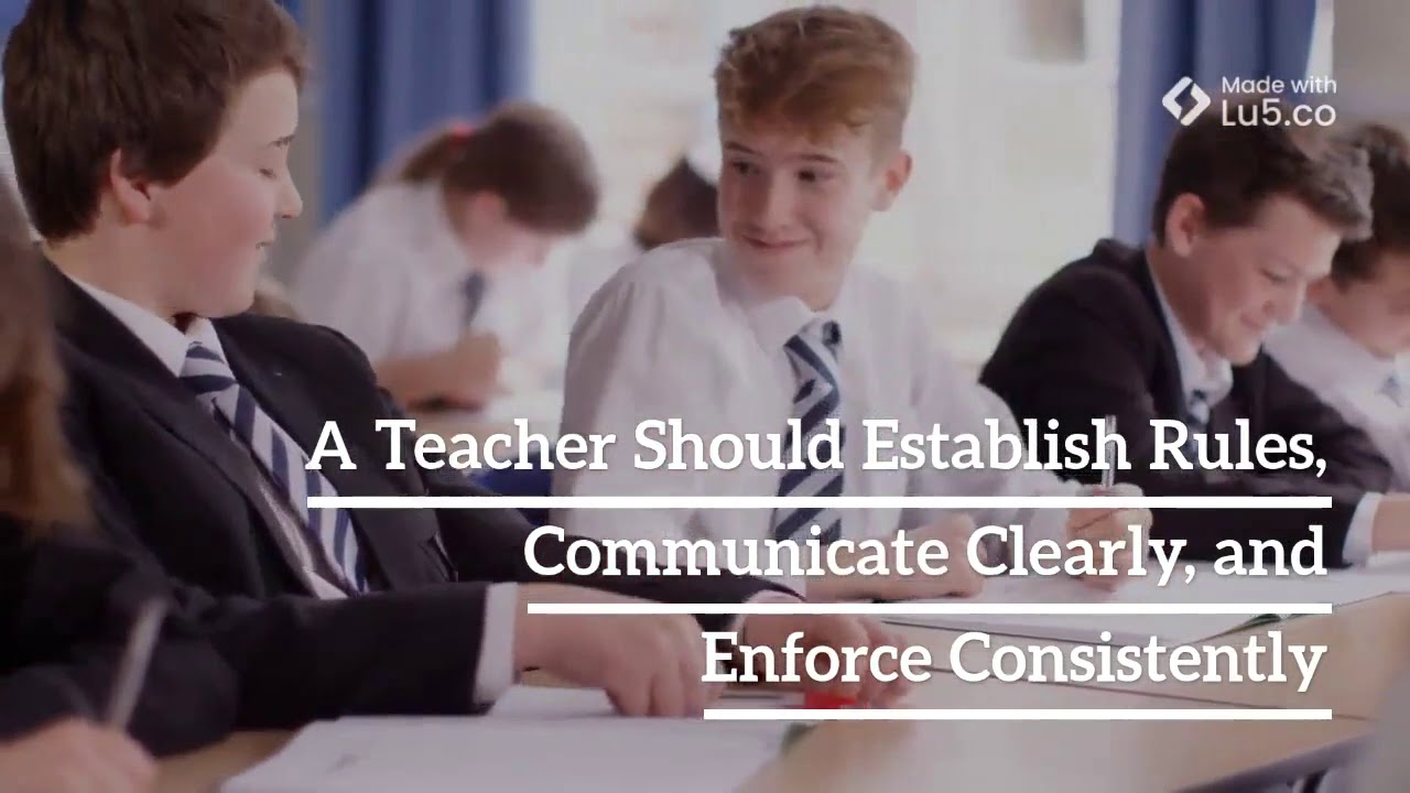 'Video thumbnail for How a Teacher can Affects Behavior Inside the Classroom'