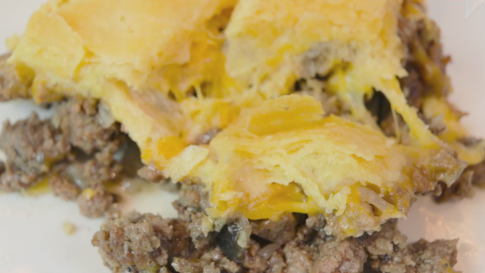 'Video thumbnail for Crescent Roll Casserole '