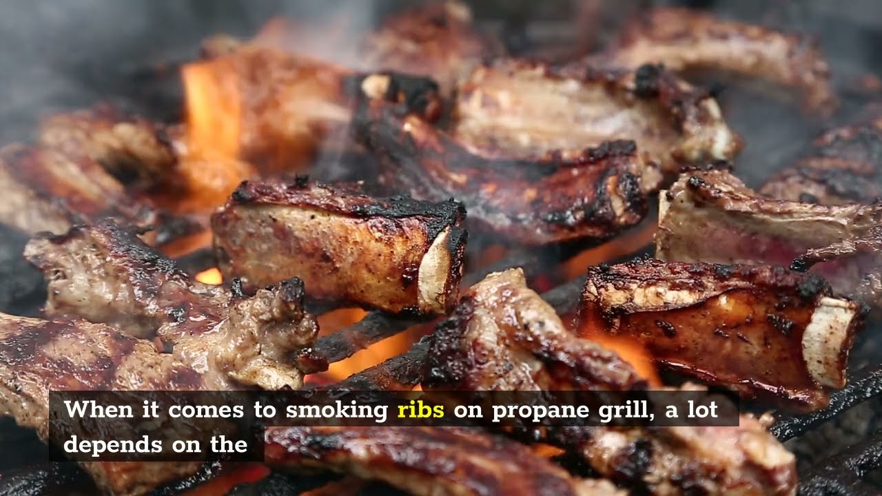 'Video thumbnail for Smoking Ribs on Propane Grill in 3 Easy Steps'
