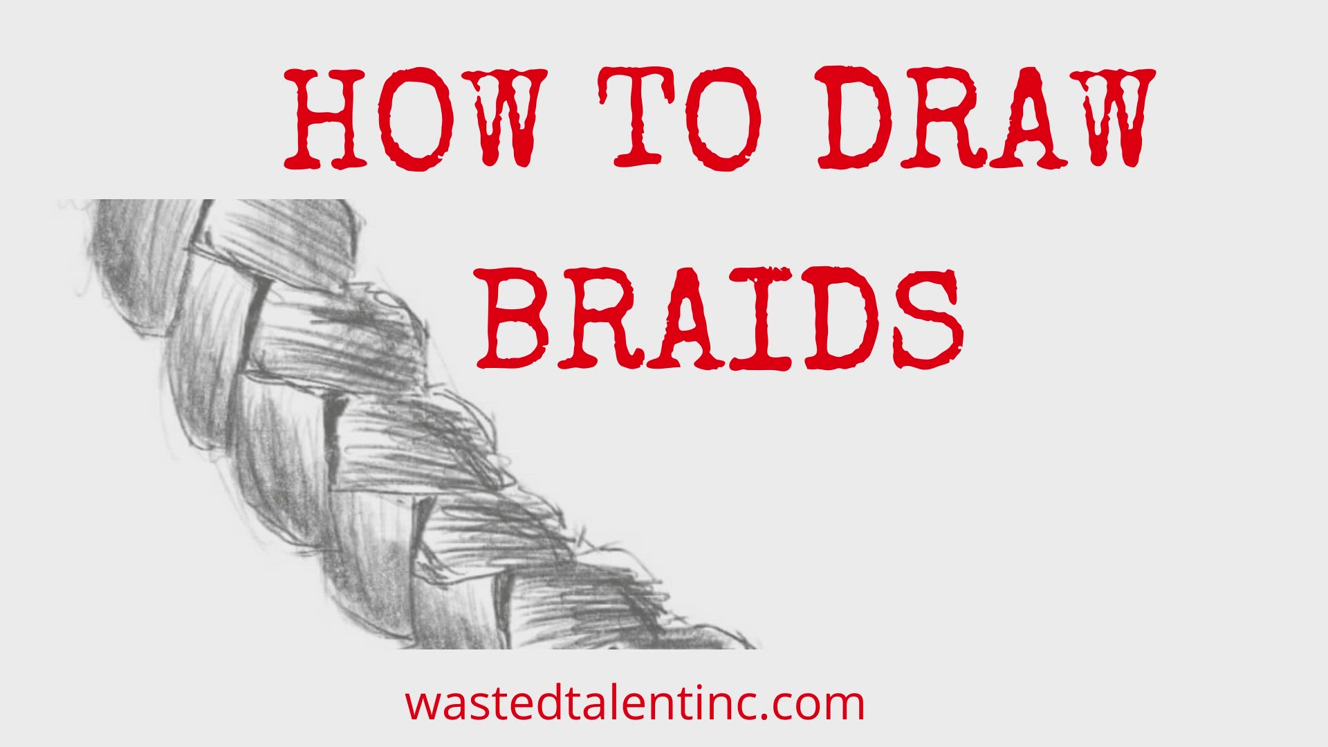 'Video thumbnail for How to Draw Braids'