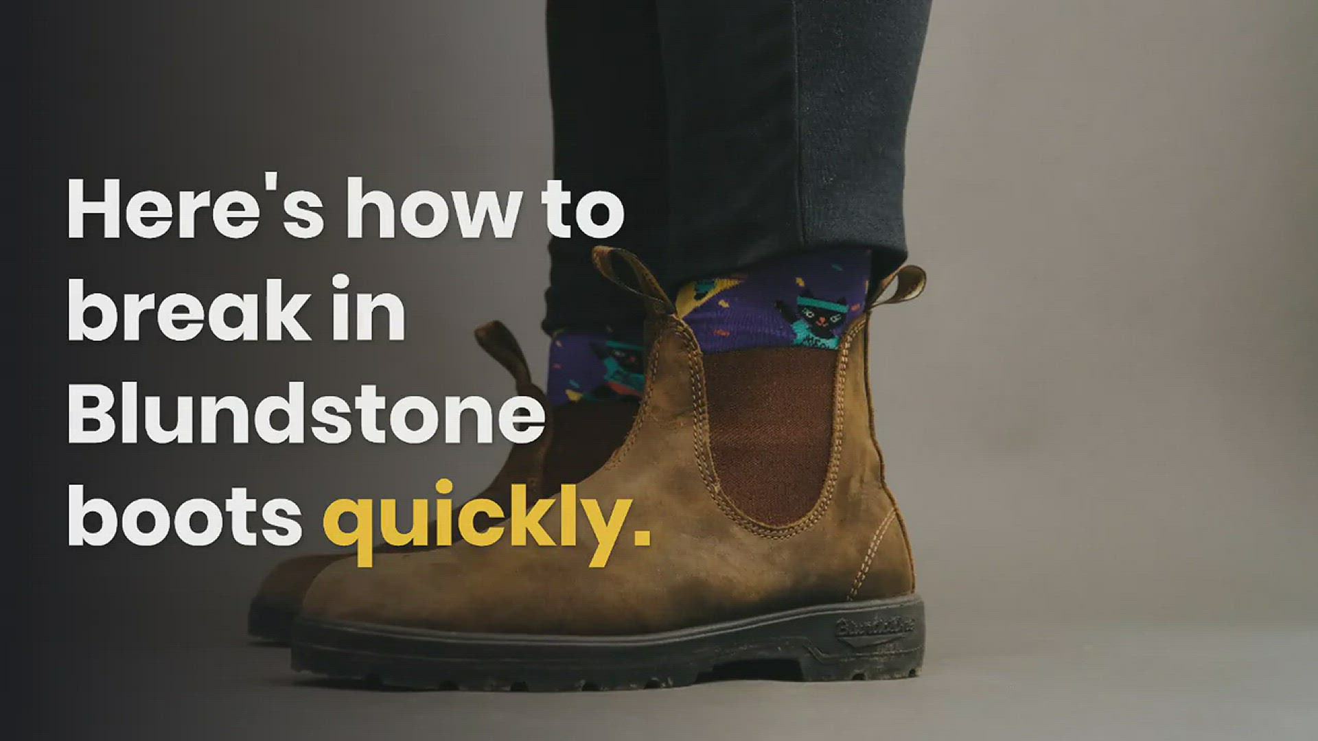 How to Break steel toe air force ones in Blundstone Boots Quickly