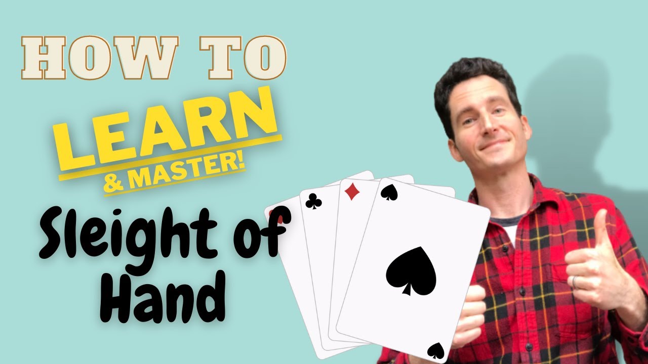 'Video thumbnail for How to Learn Sleight of Hand Magic - Master Sleight of Hand Tips & Tricks [Card Tricks & Coins]'