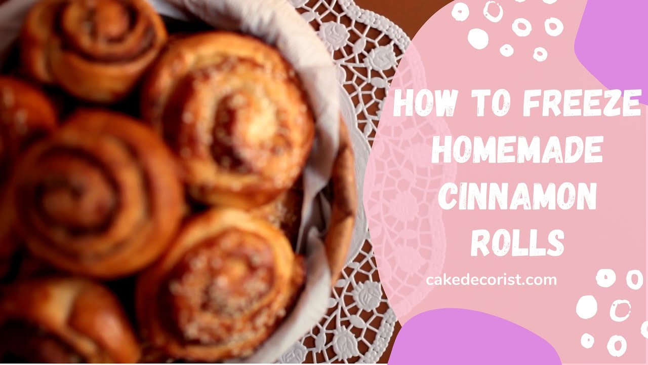 'Video thumbnail for How To Freeze Homemade Cinnamon Rolls'